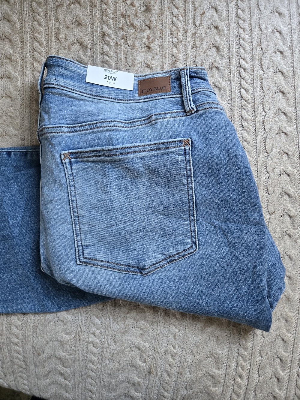 Plus Size Judy Blue Classic Light Blue Skinny Leg Jeans